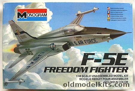 Monogram 1/48 Northrop F-5E Freedom Fighter, 5423 plastic model kit